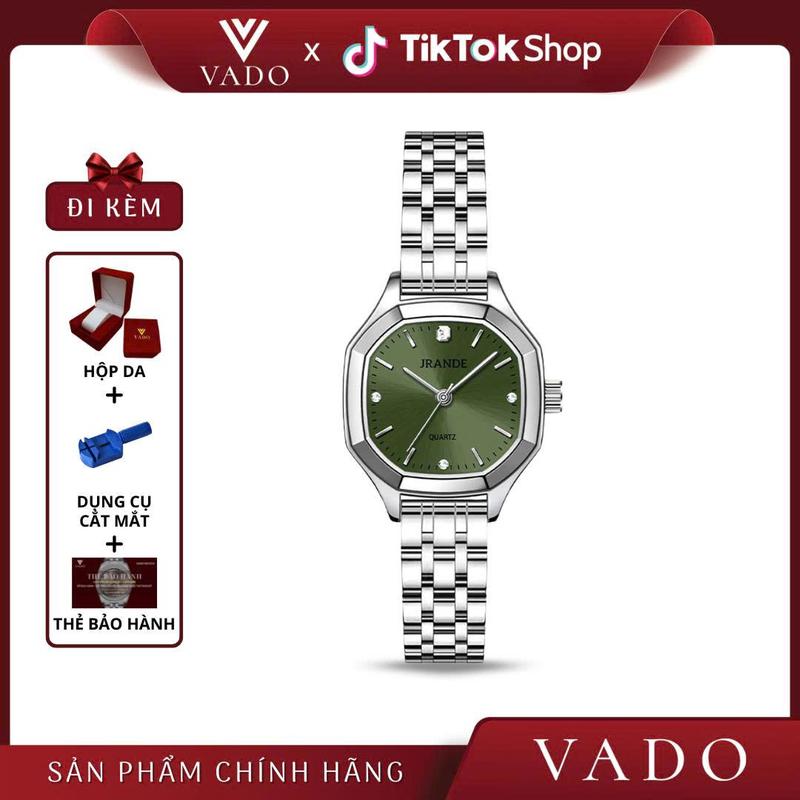   VD - DHJ9763J  Đồng hồ nữ mặt vuông dây kim loại phong cách cổ điển - DHJ9763 JRANDE 