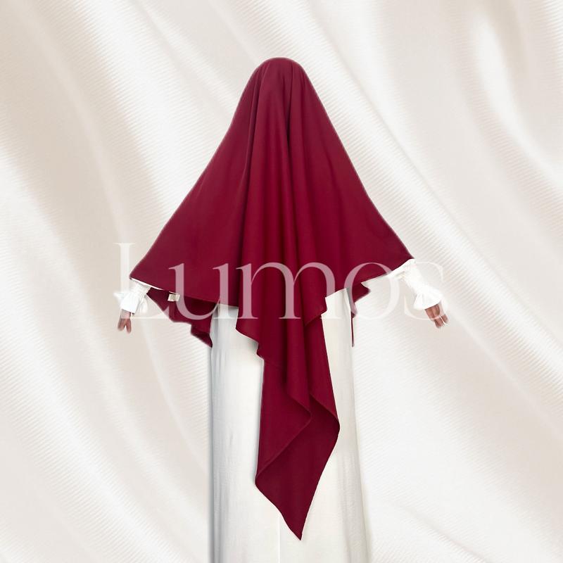 Product Introduction of LM501 Single Layer Scarf Shawl Khimar Nidha 10