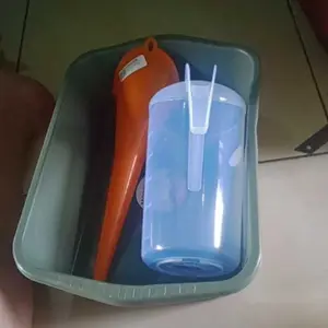 PAKET ALAT GANTI OLI MESIN MOTOR MOBIL 4IN1 Gelas takar Corong Wadah Oli Berkualitas Praktis