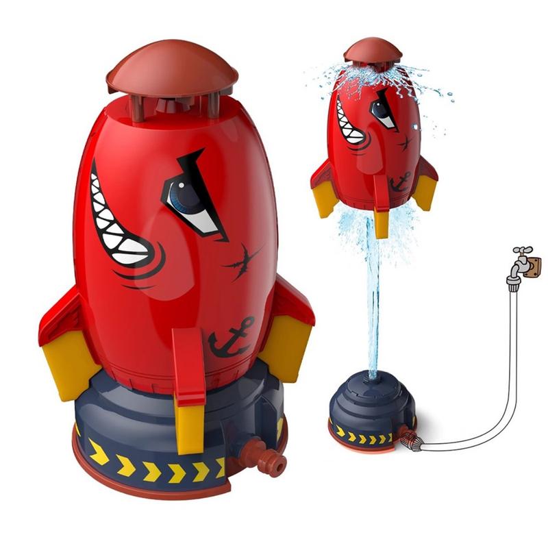 Water launch flying rocket outdoor children's mini fountain sprinkler toy Mainan Kanak
