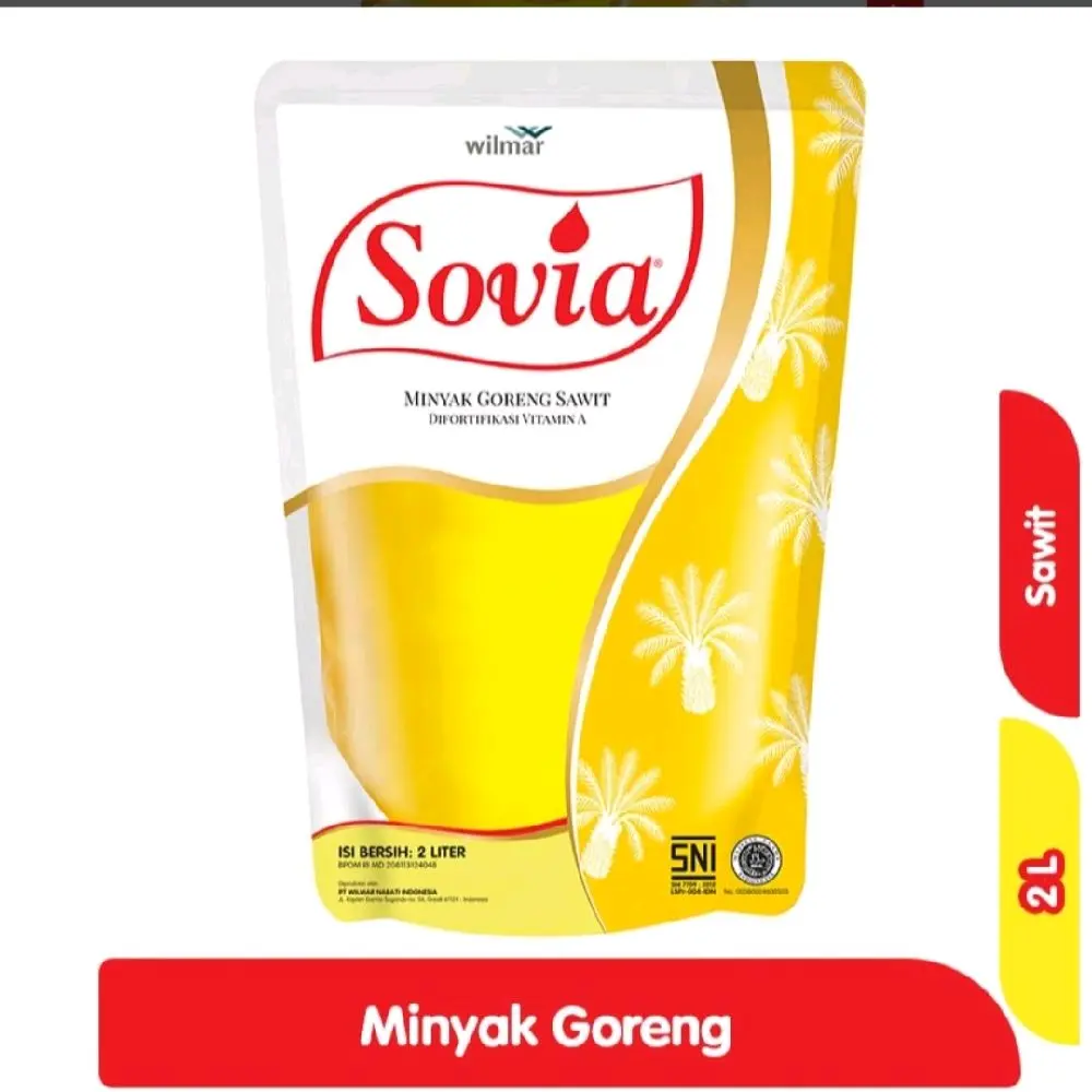 MINYAK SOVIA    2 LITER PALING JERNIH paket