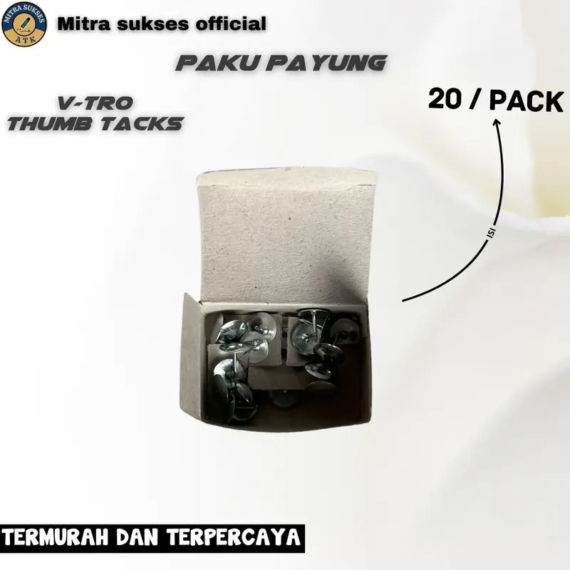PAKU PAYUNG PINES V-TRO STARK 1 BOX ISI 10 PACK Stationery 4