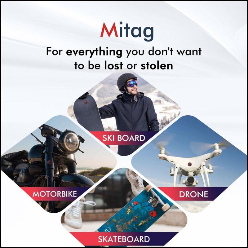 MITAG Pencari lokasi global pencari lokasi anti-hilang, penentuan posisi GPS, sepeda motor, kendaraan, skateboard, drone, perangkat anti-hilang 4