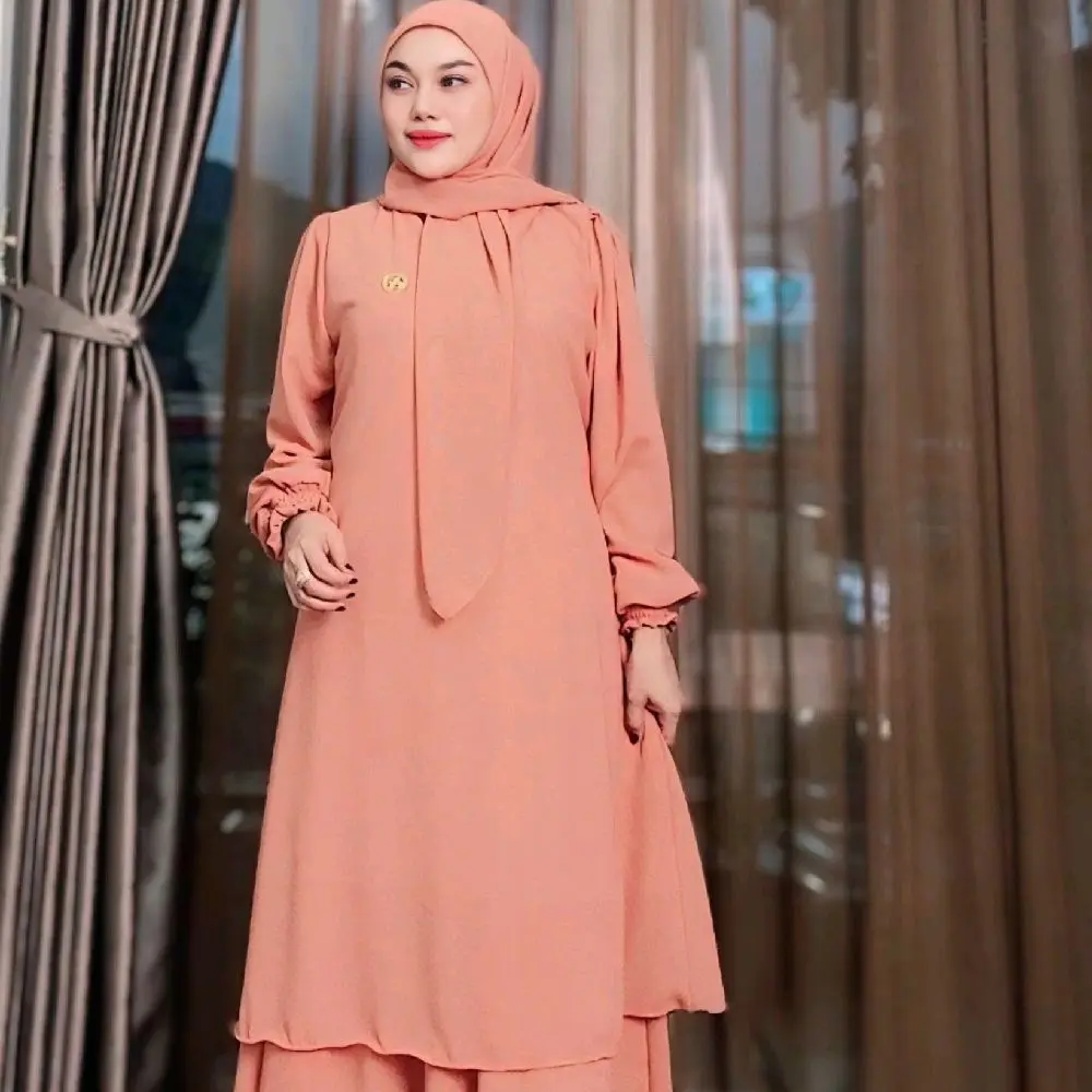 set rok kerudung melayu ceruty