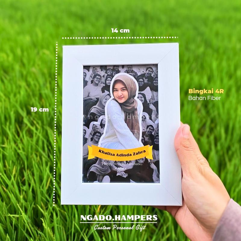 Kado Gift Ulang Tahun Wisuda Cewek Cowok Bingkai Foto + Kaca Aesthetic Murah Lucu Unik 5