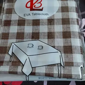 <COD> Loyal Bosque Taplak Meja Makan Import Murah Bahan PEVA Tebal Anti Air dan Minyak / Taplak Meja Motif D10-3D Untuk meja persegi bulat oval