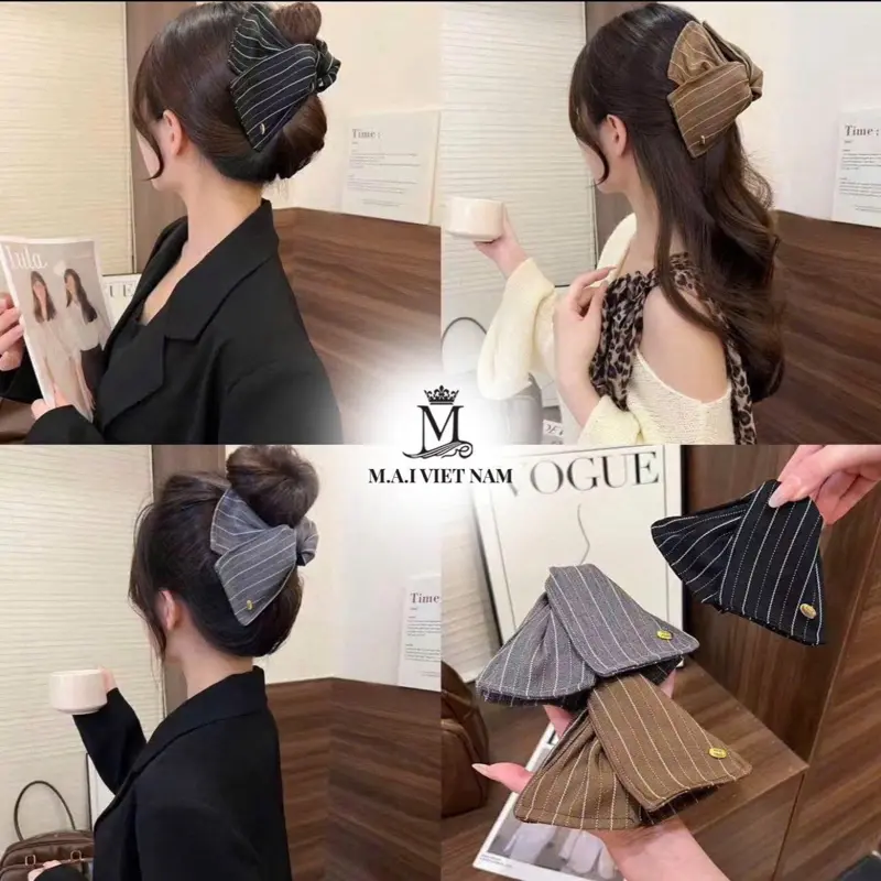 Kẹp Tóc Tam Giác Phong Cách Cổ Điển Hot Trend