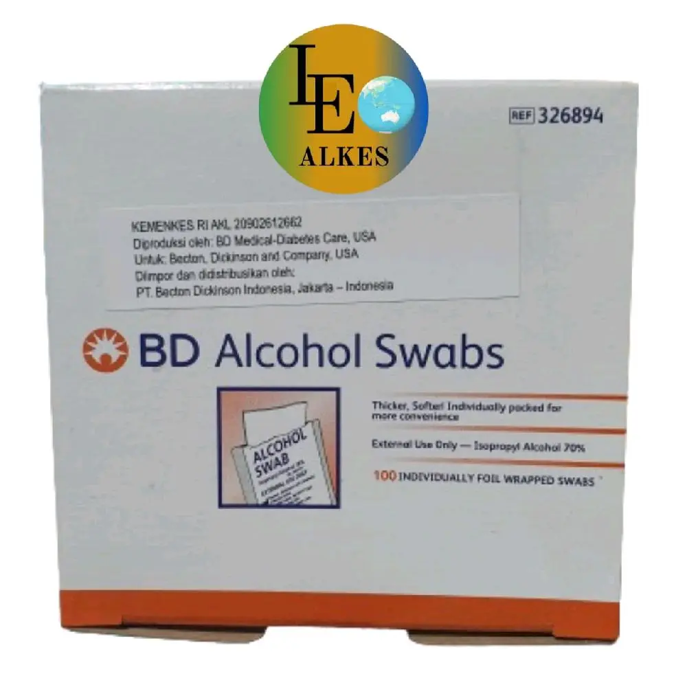 BD Alcohol Swabs Tisu Alkohol Swab Alkohol 70%