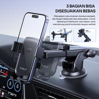 Gambar ROBOT Center Console Car Holder RT-CH20S Automatic Lock Suction Cup Super Kuat  - Garansi Resmi 1 Tahun - Produk Original - Bisa COD dari ROBOT Lifestyle Indonesia Kab. Tangerang 5 Tokopedia
