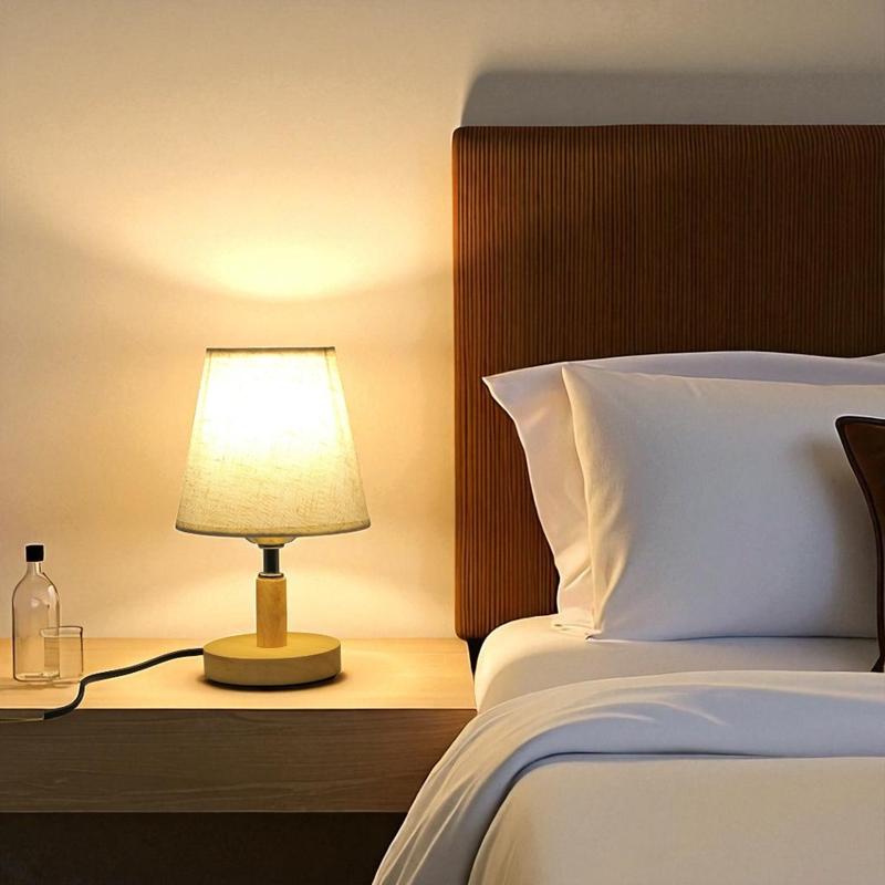 Đèn bàn ngủ 79 Lighting trang trí decor nội thất K43 Sử dụng bóng đui E27 có kèm bóng LED