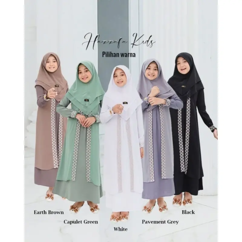 COD BAJU GAMIS ANAK REMAJA TANGGUNG USIA 6 7 8 9 10 11 12 13 14 TAHUN / AYLIN ABAYA KIDS TEEN BY NIA / PAKAIAN GAMIS Dress Muslim