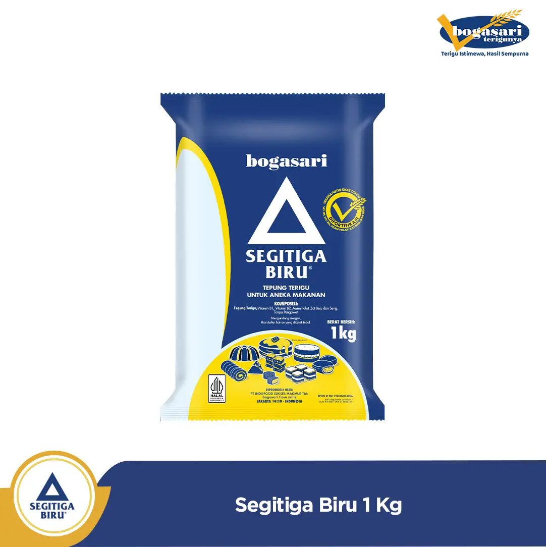 Bogasari Segitiga Biru Bening 1 Kg
