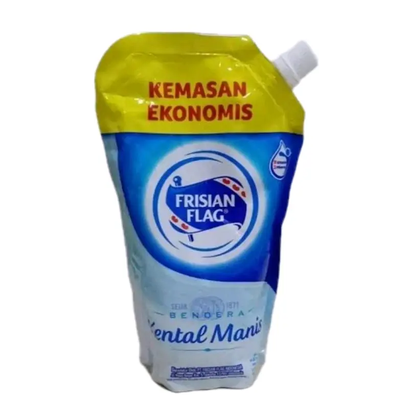 susu Frisian flag Indonesia pouch dan kaleng 2