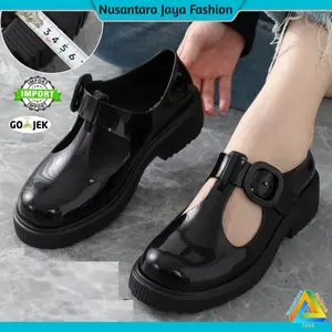 PROMO Sandal Sepatu Wanita Jelly Premium Terbaru GLOWSY 1760-B