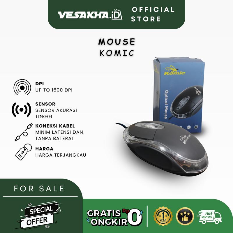 PROMO!! MOUSE BRAND COMIC M 800 (KABEL USB) - Shop | Tokopedia
