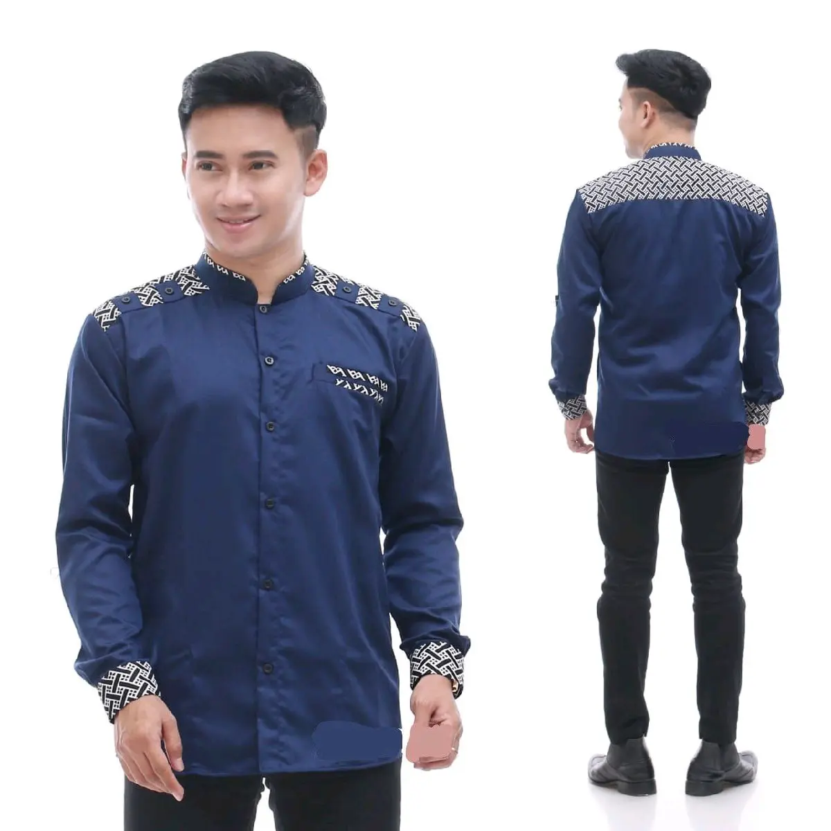 baju koko hadroh pria terbaru lengan panjang