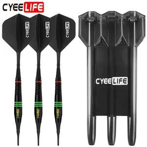 CyeeLife 18g Soft tip Darts with case,Professional Plastic Darts Set
