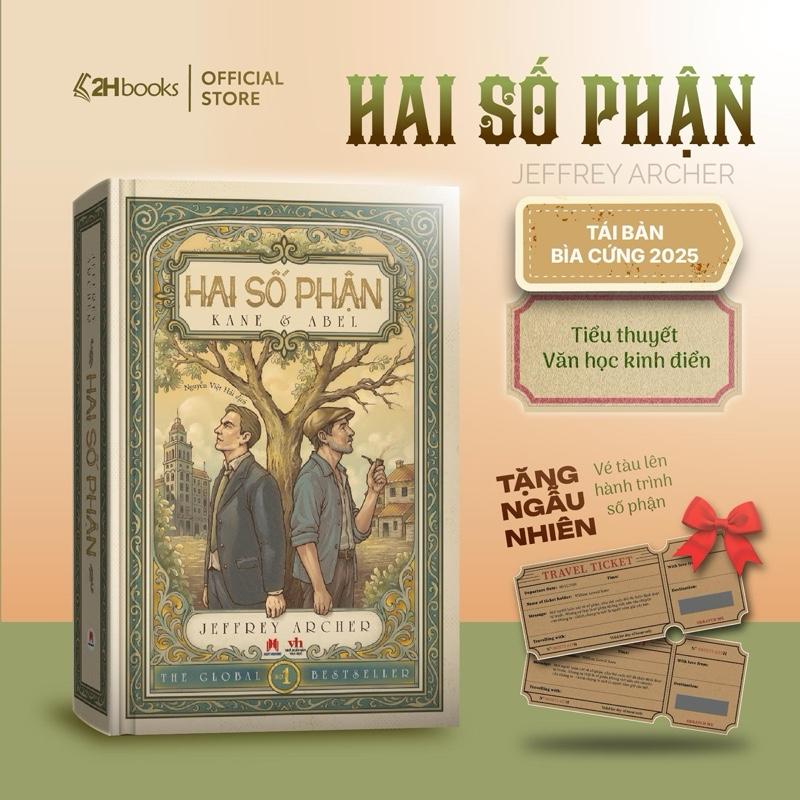 Deal Sách Hai số phận bìa cứng tái bản 2025 tặng kèm Travel Ticket tiểu thuyết kinh điển sách hay 2H Books