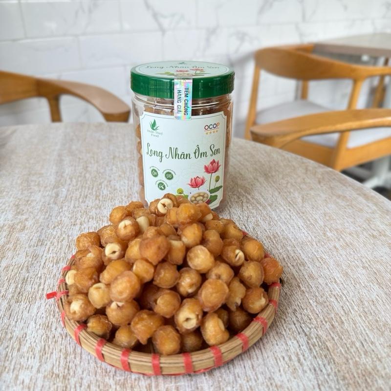Long Nhãn Ôm Sen Hộp 250g Ocop 4 Sao Hoán Thuý Food Đồ Ăn Vặt Nấu Chè Nấu Ăn Không Đường Nước Trà Tea