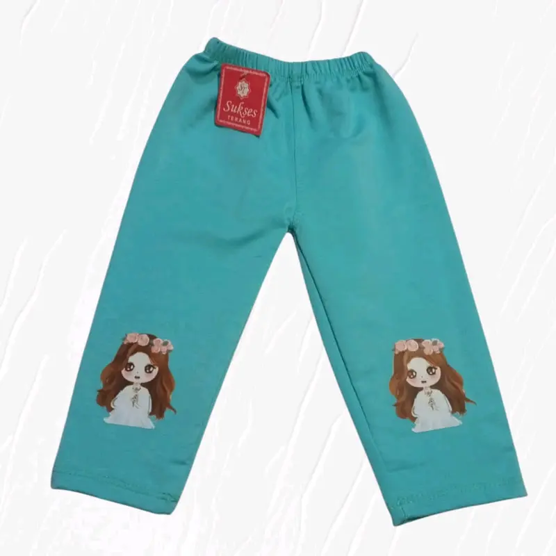 Paket Hemat 5 Pcs Celana Legging Anak Motif Labubu Soft Halus Fashion - Nyaman Dipakai Legging Murah 3