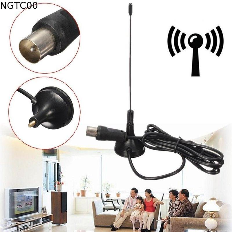 NGTC00 Hộp TV HDTV Kênh miễn phí Ăng ten TV kỹ thuật số DVB-T/TV Mini Freeview Ăng ten TV Đen 5dbi Ăng ten HDTV Đài phát thanh