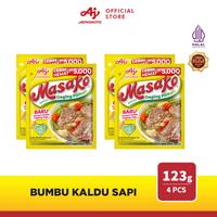 Gambar MASAKO Bumbu Kaldu Sapi Penyedap Rasa 123G (4pcs) - Dibuat Dengan Daging Sapi Asli Dan Rempah Pilihan dari Ajinomoto Official Store Kota Depok 1 Tokopedia