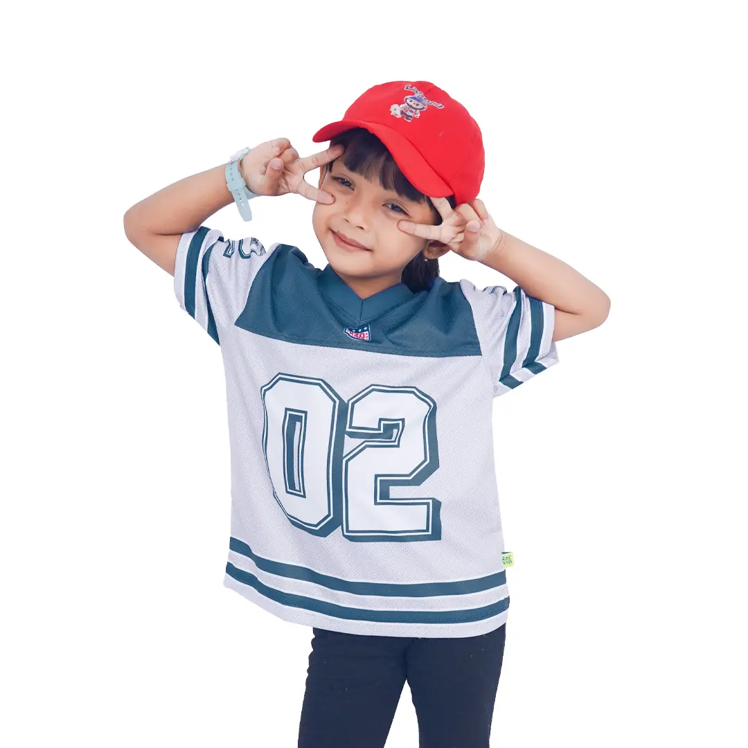 RZQKIDS / Star Born 02 / Number Series nfl / Jersey anak / Streetwear / Retro / Vintage / Rugby / y2k / Bloke Core / Korea / Unisex / Laki laki / Perempuan / Full printing / ootd / Atasan /
