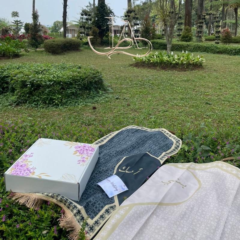 Sajadah AZAIN Love Sajadah Couple - Sajadah Rekomendasi Hadiah Pernikahan Wedding Gift Sajadah Couple Pasangan Gift Ideas 7