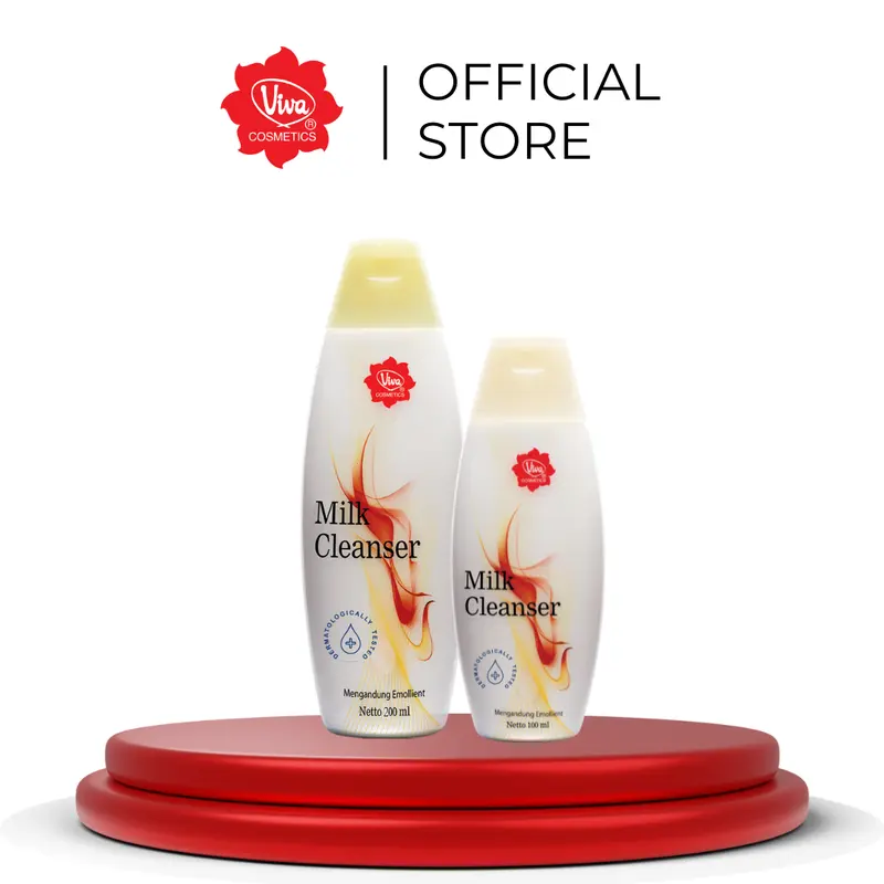 Viva Cosmetics - Milk Cleanser Emollient - Kulit Normal dan Kering - 1/2 Lusin 0