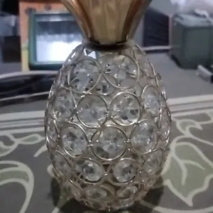 Crystal Nanas Pear Apple Pajangan Mewah Pir/Nanas/Apel Ornamen Kristal Buah/Dekorasi Ruang Tamu Kristal