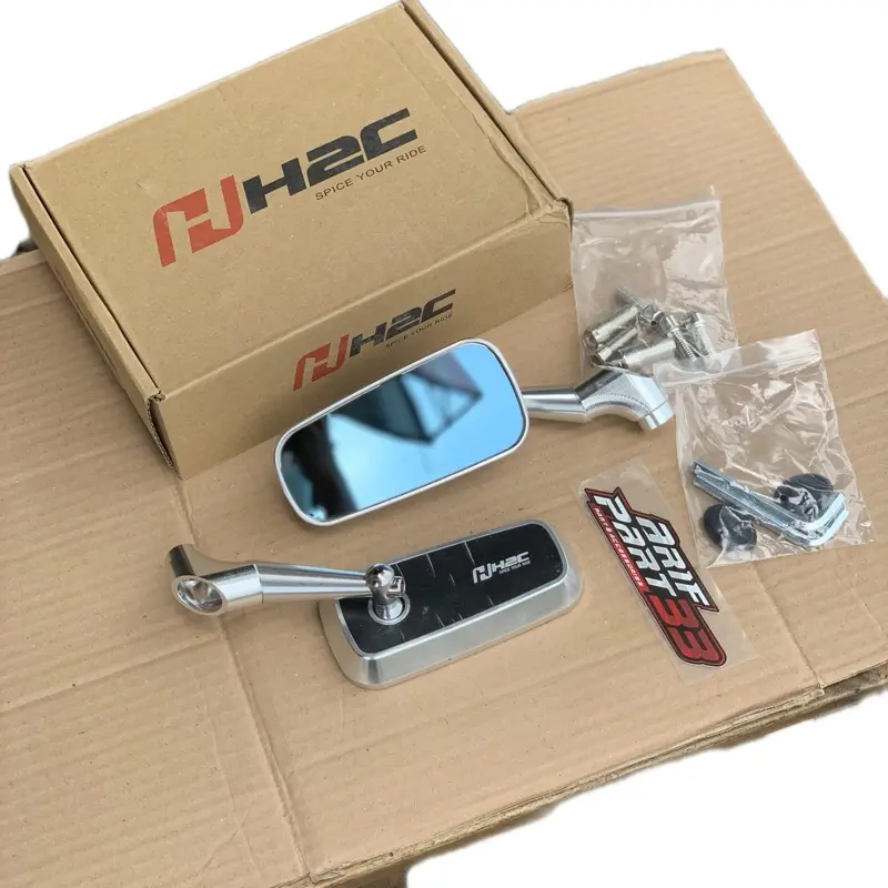 ￼Spion Model H2C Original Vietnam Universal Semua Motor 1 Set Kanan Kiri Detail Kontes Motorcycle Asli 0
