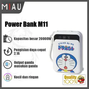 Powerbank 20000mAh Portabel Pengisian Cepat Layar LED - M11/M12