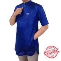 Gambar Baju koko semi kurta Navy Saudi Polyester Import lengan pendek resleting Besi nikel original / Baju Pria Muslim Elit, Mewah, Berkelas dan Berkualitas Alghin Exclusive 53 - XS dari alghin exclusive Kab. Banjar 5 Tokopedia