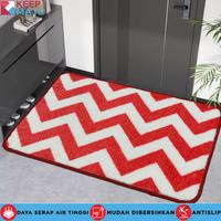 Gambar KEEP MAJU Keset Pintu Masuk Mewah Karpet Samping Tempat Tidur Kamar Mandi Penyerap Penyerap Lantai Non-Slip - KP01 dari Keepmaju karpet official Kota Tangerang 4 Tokopedia
