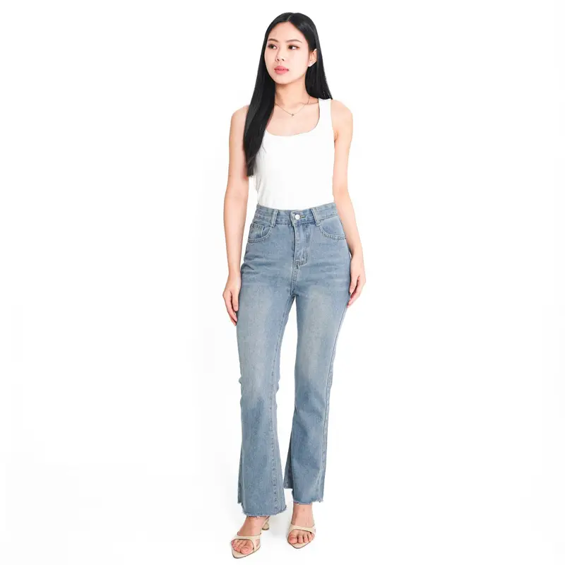 [LUXE.DLABEL] - 161 JEANS  | Celana Panjang Highwaist Wanita Jeans Wanita Polos Ripped Jeans Highwaist Wanita Skinny Jeans Highwaist Baggy Wideleg Jean 4