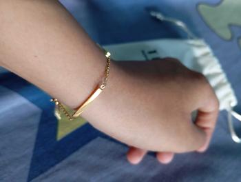 Product Review of THIQLA - Gelang Serut Wanita FASL - Gelang Kecil Tipis Mirip Gelang Emas Model 2025 - Gelang Aurel Mirip Gelang Titanium Wanita Anti Karat from i** r**u 1