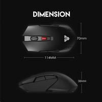Gambar Fantech RAIGOR II WG10 Wireless Gaming Mouse - Hitam dari GGSTORESBY Kota Surabaya 5 Tokopedia