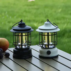 Lampu Berkemah Lampu Retro Luar Ruangan Baterai Tahan Lama Lampu Berkemah Lampu Paviliun Lampu Tenda Cocok Untuk Dekorasi Toko Dekorasi Foto