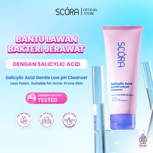[SPECIAL] SCORA Salicylic Acid Gentle Low pH Cleanser Sabun Cuci Muka Oily Acne Prone Skin Friendly