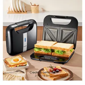 SAMONO SW-SM400 Alat Memanggang Sandwich Maker dengan Desain Tahan Lama dan Efisien untuk Sarapan atau Makanan Ringan