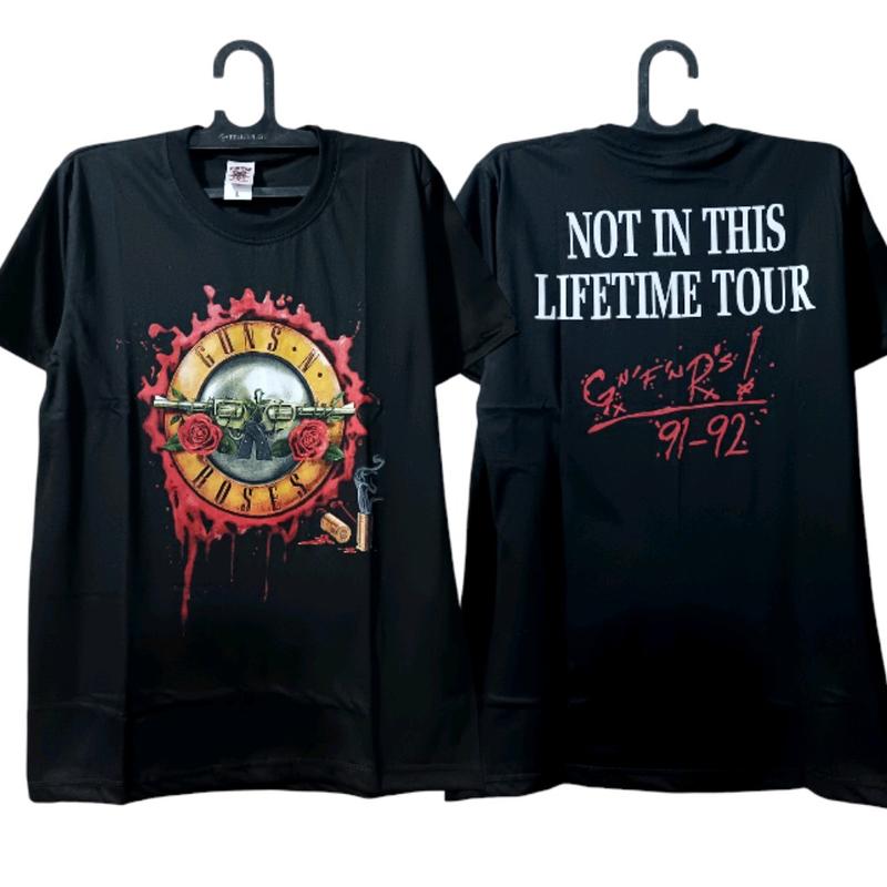 Kaos Musik GNR | Tanpa Jahitan Samping 6