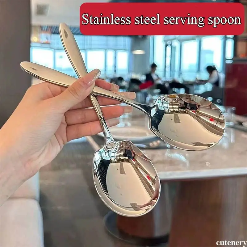Sendok Sayur Stainless Saji Prasmanan Sendok Prasmanan Centong Kuah Dish Spoon Irus cutenery
