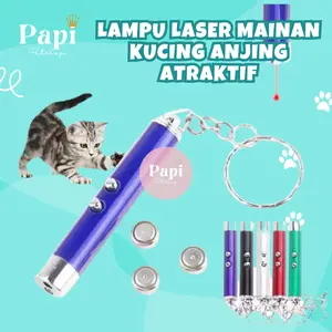 Mainan Pointer Kucing Laser LED Mainan Kucing Lincah Mainan Kucing Pointer Lampu Senter Laser