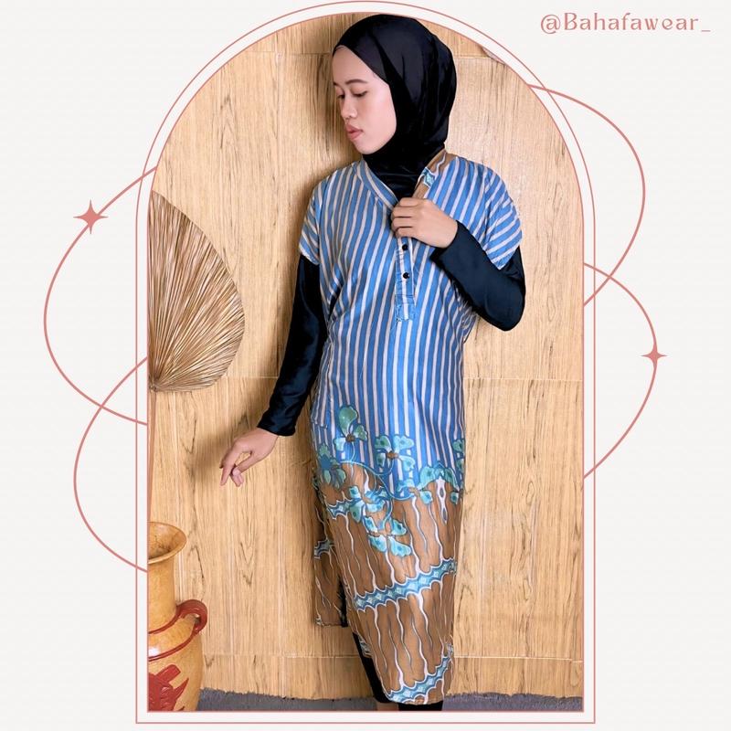 Product Introduction of ( PROMO 90 RIBUAN DAPAT 3 ) LOWO Daster Dress Panjang Motif Kancing Wanita Dewasa Kekinian Bahan Rayon Lembut Adem Nyaman Busui Friendly 9