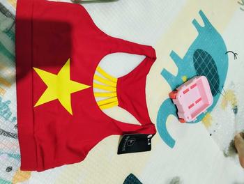Product Review of [Nhiều mẫu] Áo Thể Thao Nữ Bra Croptop Áo Cờ Đỏ Sao Vàng Việt Nam Thun Lạnh Cao Cấp Chạy Bộ Sport Tập Gym Tập Thể Dục Yoga from K**u Đ** 1
