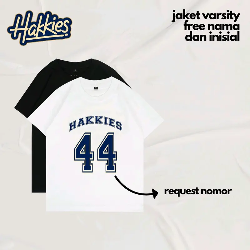 HAKKIES ( FREE NAMA ) Jaket Varsity Anak Custom Nama Lakilaki Perempuan Usia 1-12 Tahun 3