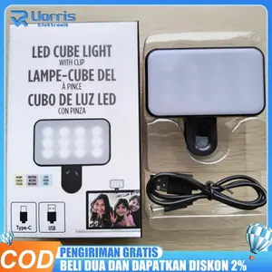 [Cheapest] INBEX PL4 Mini LED Lampu 3 warna Saku Kecantikan lighting hp jepit Mobile Phone Portable