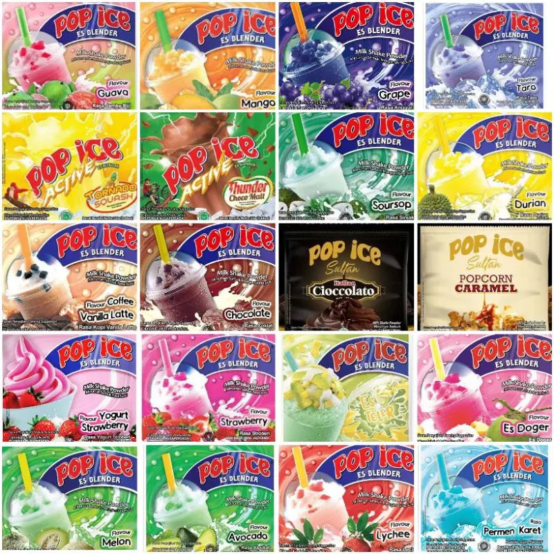 POP ICE UYU ANEKA RASA MINUMAN INSTANT ISI 10 PCS