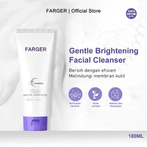 【BPOM】FARGER Pembersih Wajah Lavender, ringan dan tidak menyebabkan iritasi/digunakan pagi dan malam/cocok untuk semua jenis kulit/pembersih Cleansing Mousse