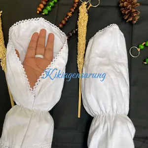 Sarung Tangan Umrah haji renda wanita - Gloves gloves kasut  tangan kaos  tangan sarung tangan Putih Hitam